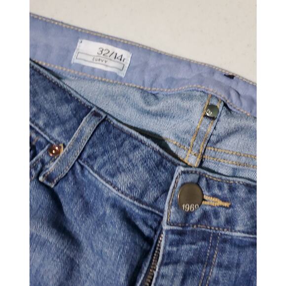 GAP 1969 Womens bootcut Mid Rise Blue Jeans Size 14 Cabincore Western Cowgirl - Picture 6 of 6